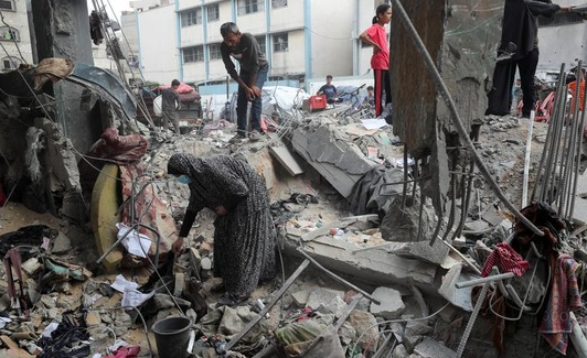 gaza-kembali-di-bombardir-oleh-israel