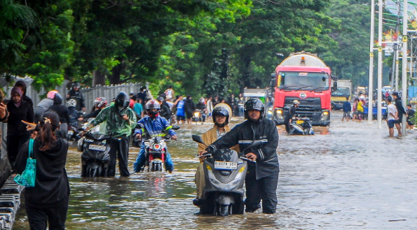 Genangan Banjir Jakarta Update 27 Januari Pagi